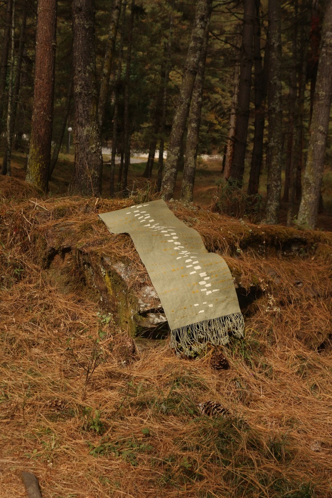 White Bellied Heron Scarf (Bio-Acoustic)